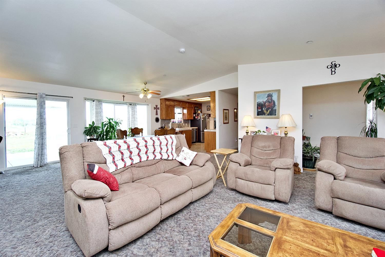 16254 Road 37 Madera, CA 93636 - Photo 9 of 36 a living room with furniture and a large window