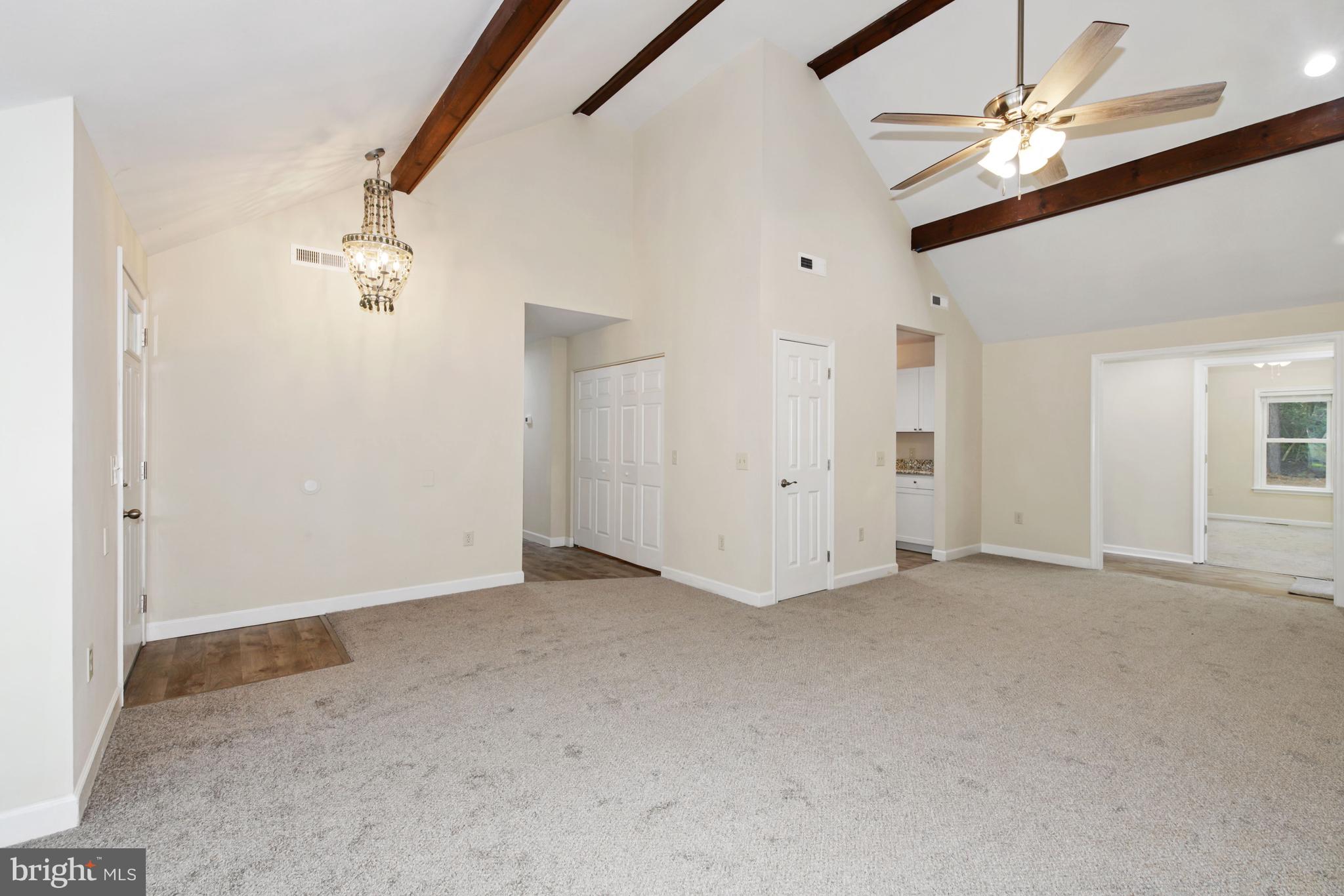 28252 Adkins Road Salisbury, MD 21801 - Photo 5 of 40 Lovely Living Room with Beamed Ceiling