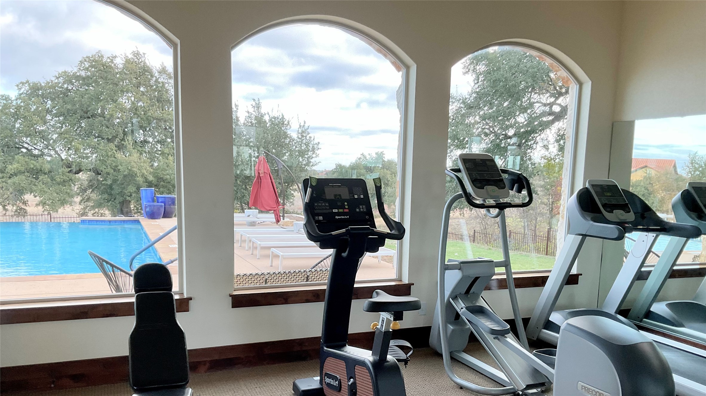 104 Strada Luca Florence, TX 76527 - Photo 12 of 13 "Fitness gym with a beautiful view of the landscape"