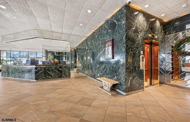 a view of a chairs and tables in patio
