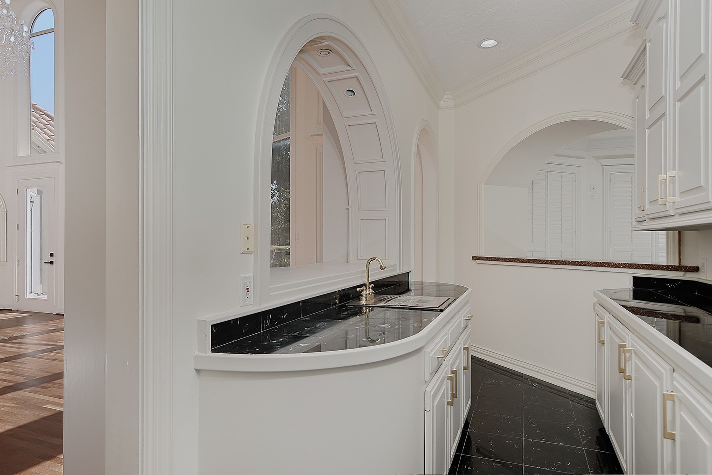 23508 Twin Oaks Drive Spring, TX 77389 - Photo 11 of 50 a kitchen with white cabinets and a sink