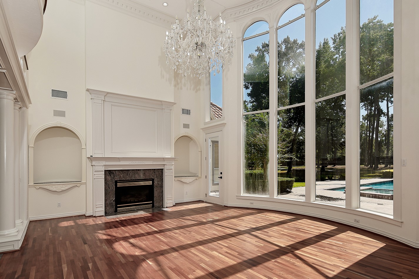23508 Twin Oaks Drive Spring, TX 77389 - Photo 9 of 50 a view of a livingroom with a fireplace and window