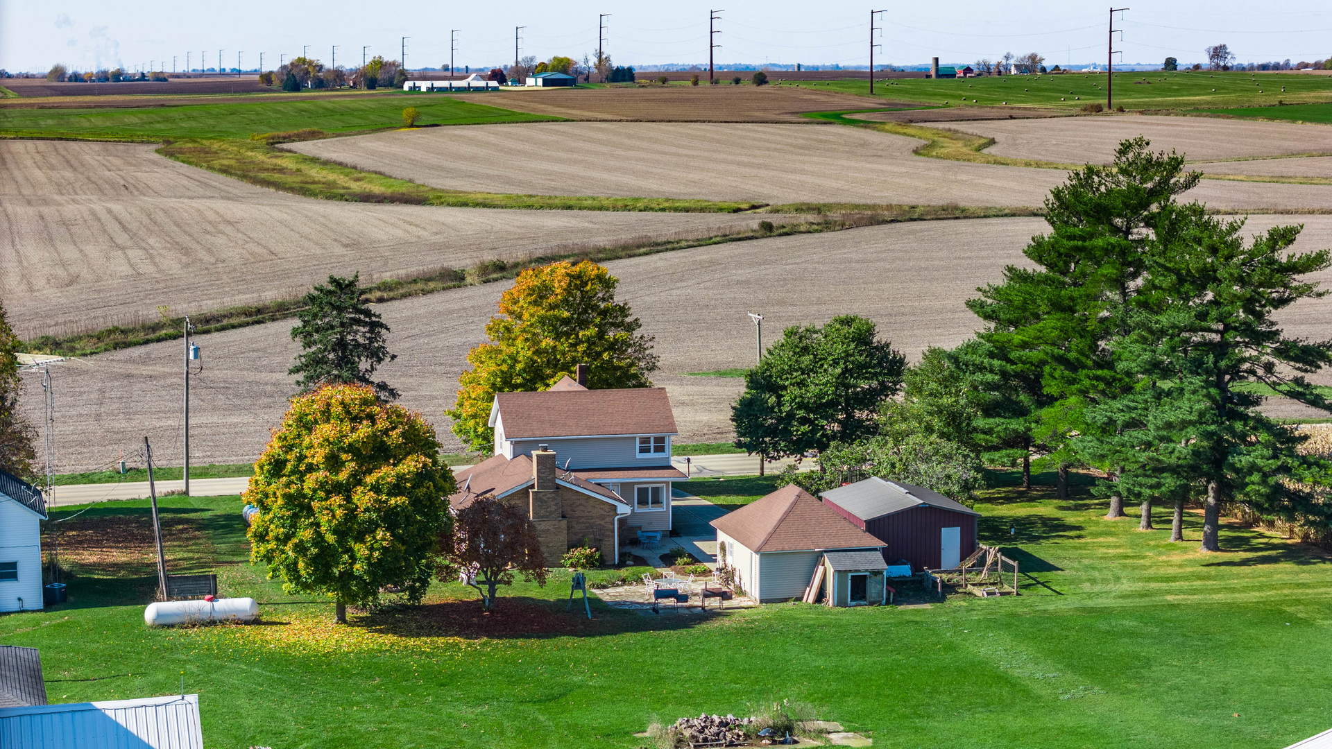 29290 Glidden Road Kingston, IL 60145 - Photo 37 of 38 a view of a house with a lake view