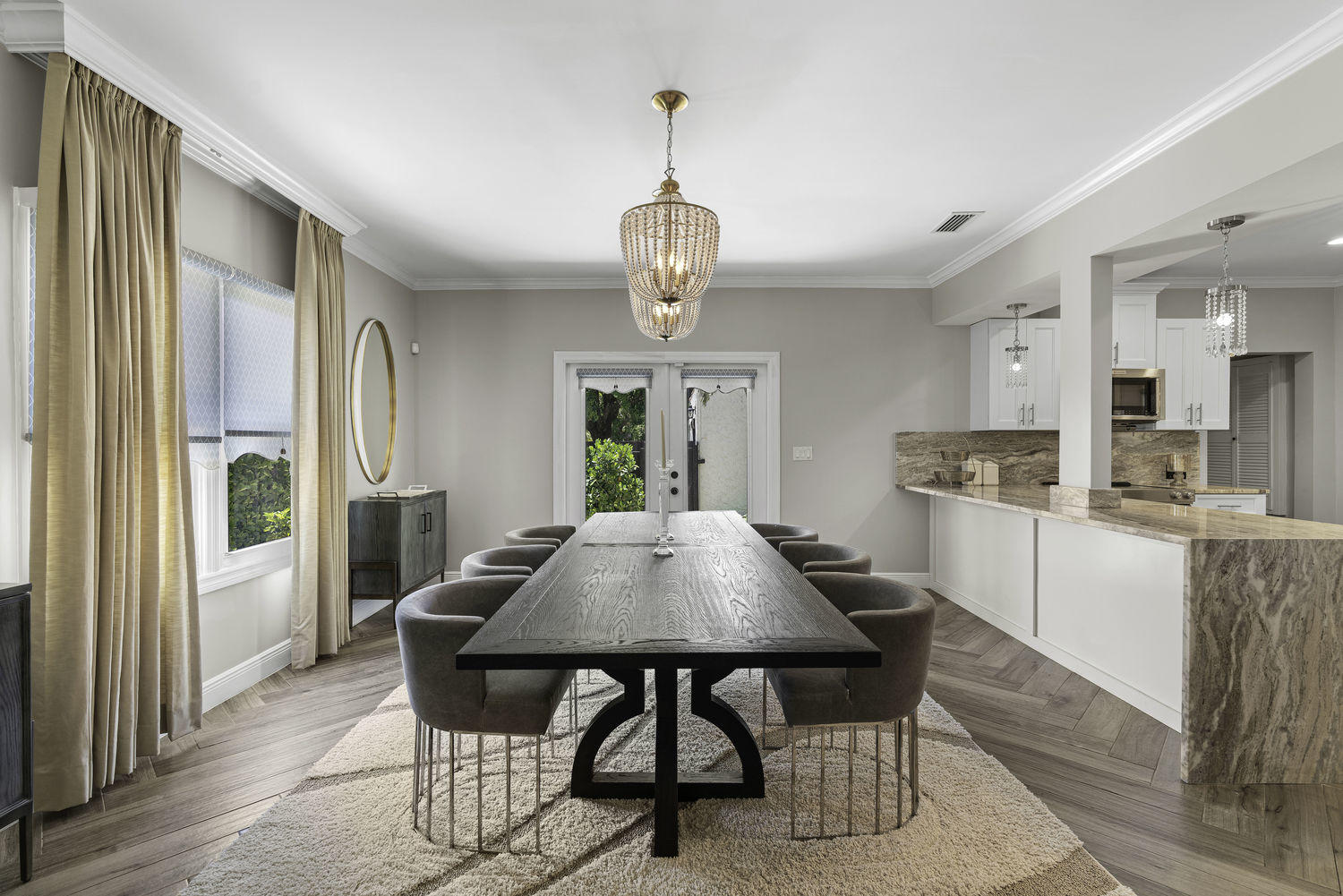 502 38th Street West Palm Beach, FL 33407 - Photo 11 of 30 Dining room open to kitchen.