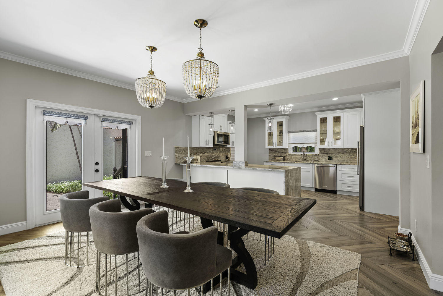 502 38th Street West Palm Beach, FL 33407 - Photo 13 of 30 Dining room view to kitchen.