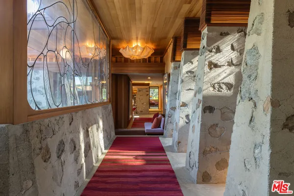 a view of a entryway