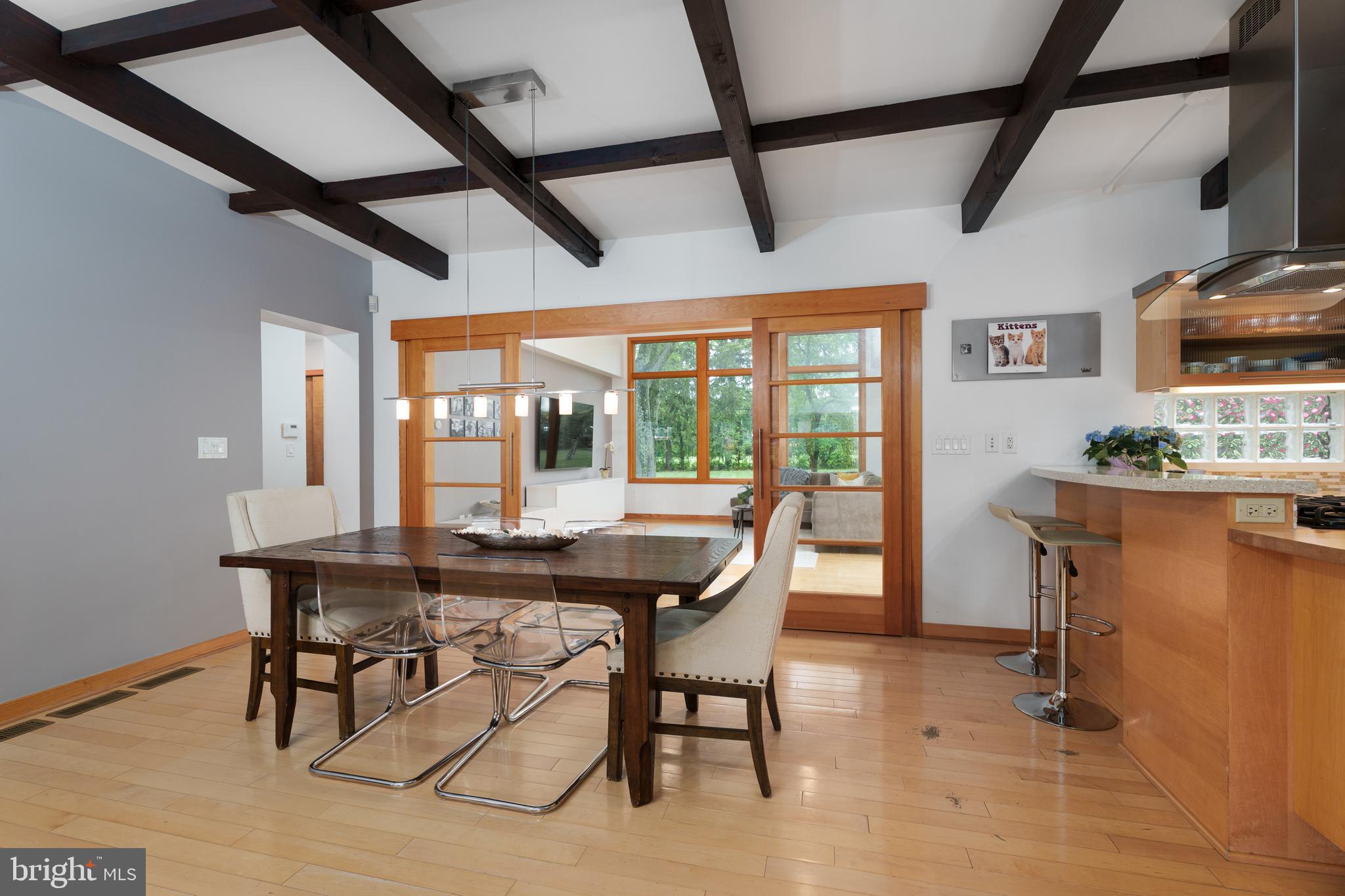 319 Clarksville Road Princeton Junction, NJ 08550 - Photo 17 of 41 a view of a dining room with furniture window and wooden floor