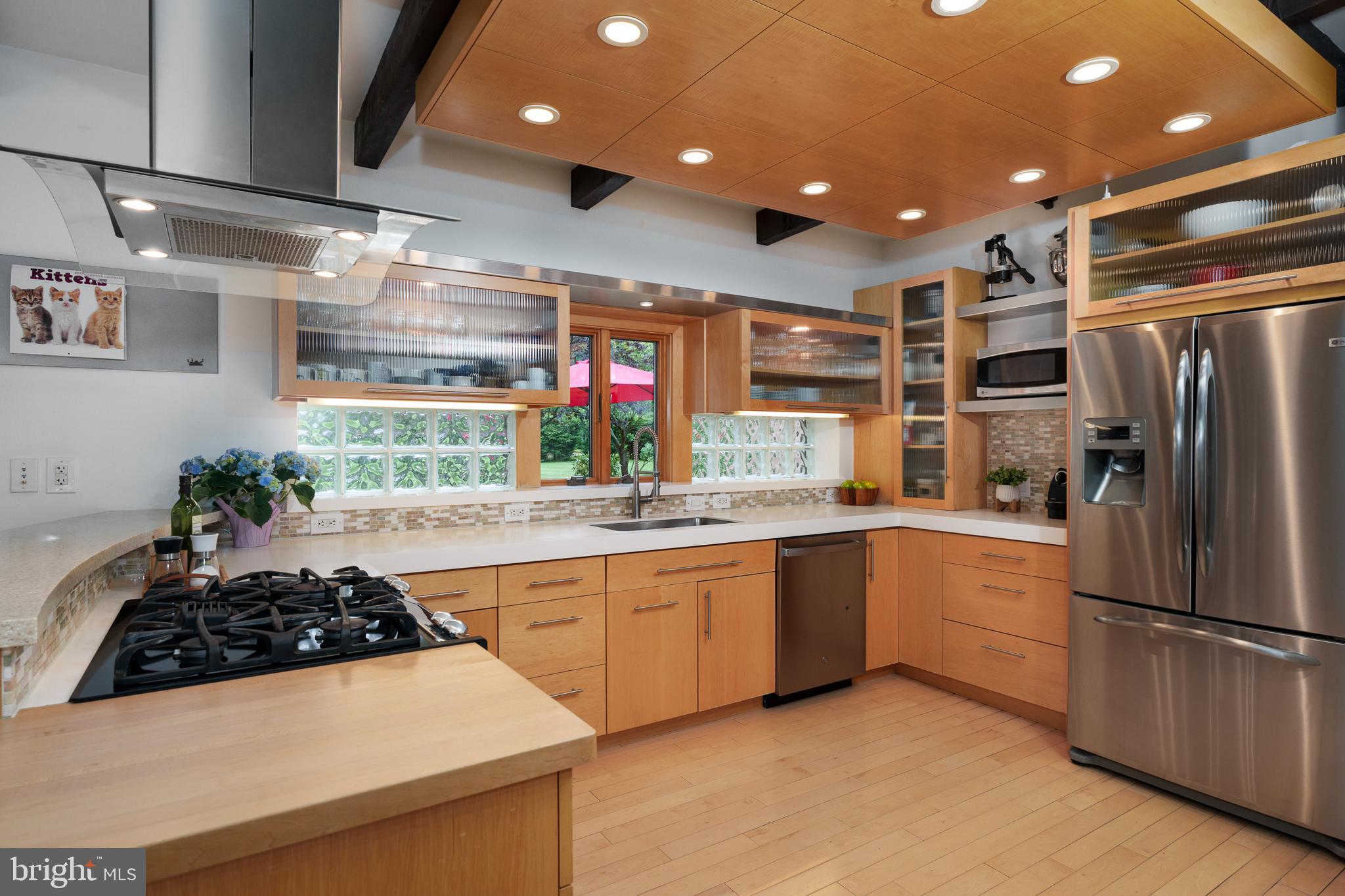 319 Clarksville Road Princeton Junction, NJ 08550 - Photo 22 of 41 a kitchen with stainless steel appliances a sink and a refrigerator