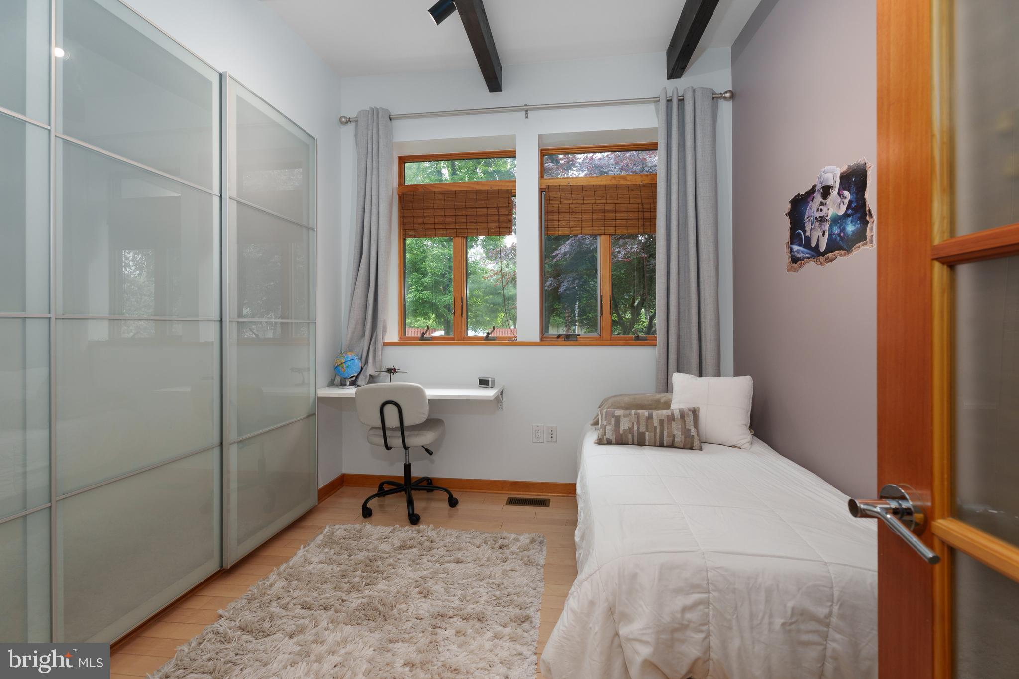 319 Clarksville Road Princeton Junction, NJ 08550 - Photo 30 of 41 a bedroom with a bed and a window