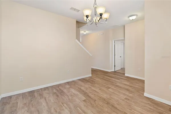 wooden floor in an empty room