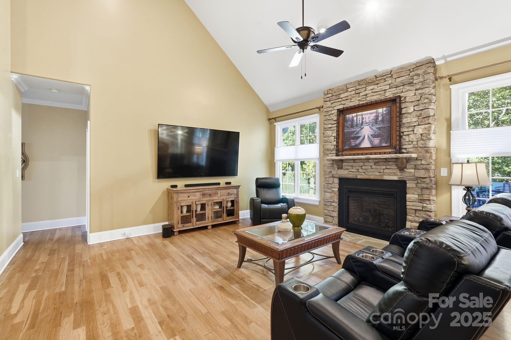 405 St Andrews Road Statesville, NC 28625 - Photo 5 of 37 a living room with furniture and a flat screen tv