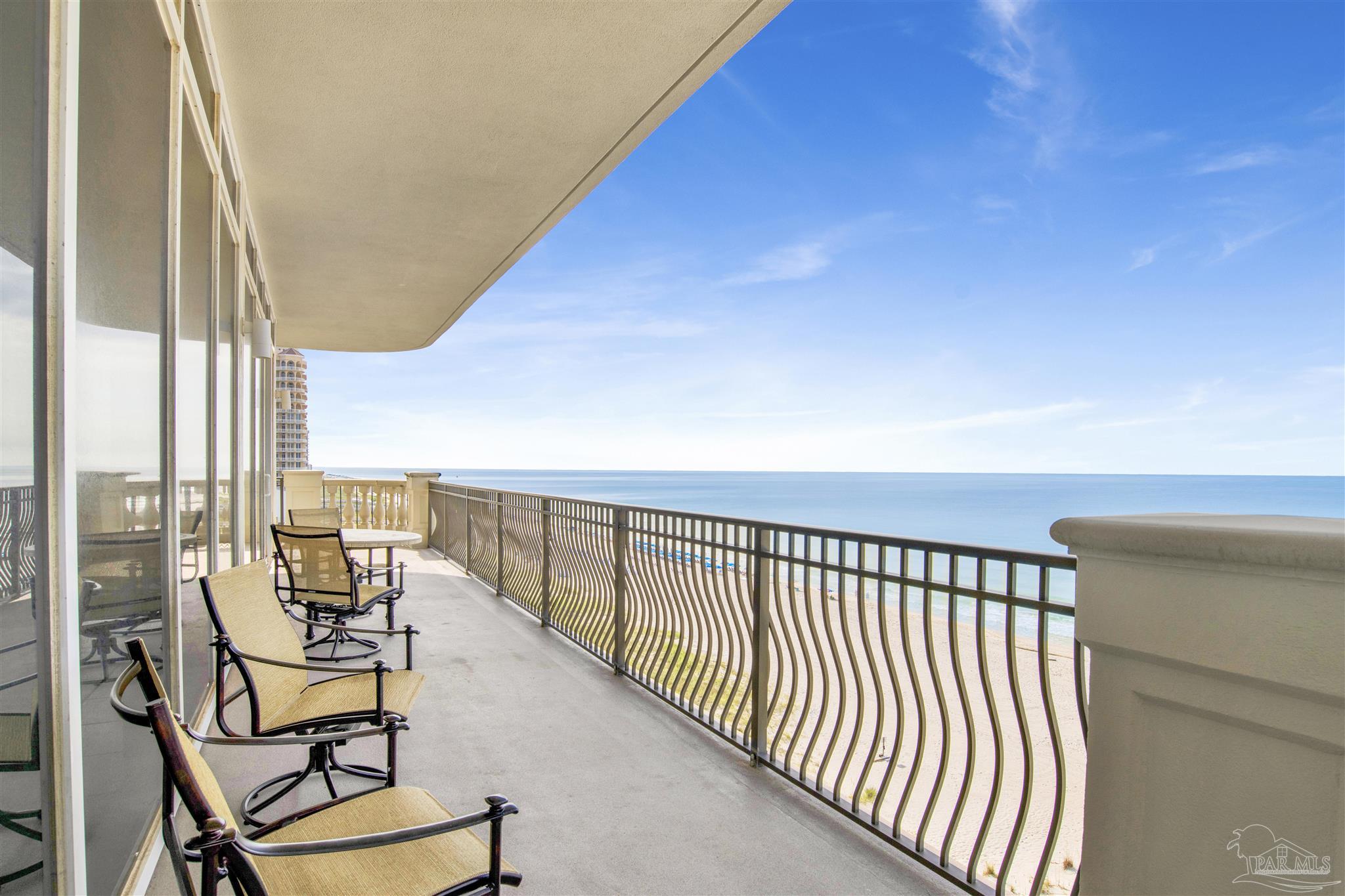 14455 Perdido Key Drive, Unit 601 Perdido Key, FL 32507 - Photo 18 of 62 a view of a balcony with chairs