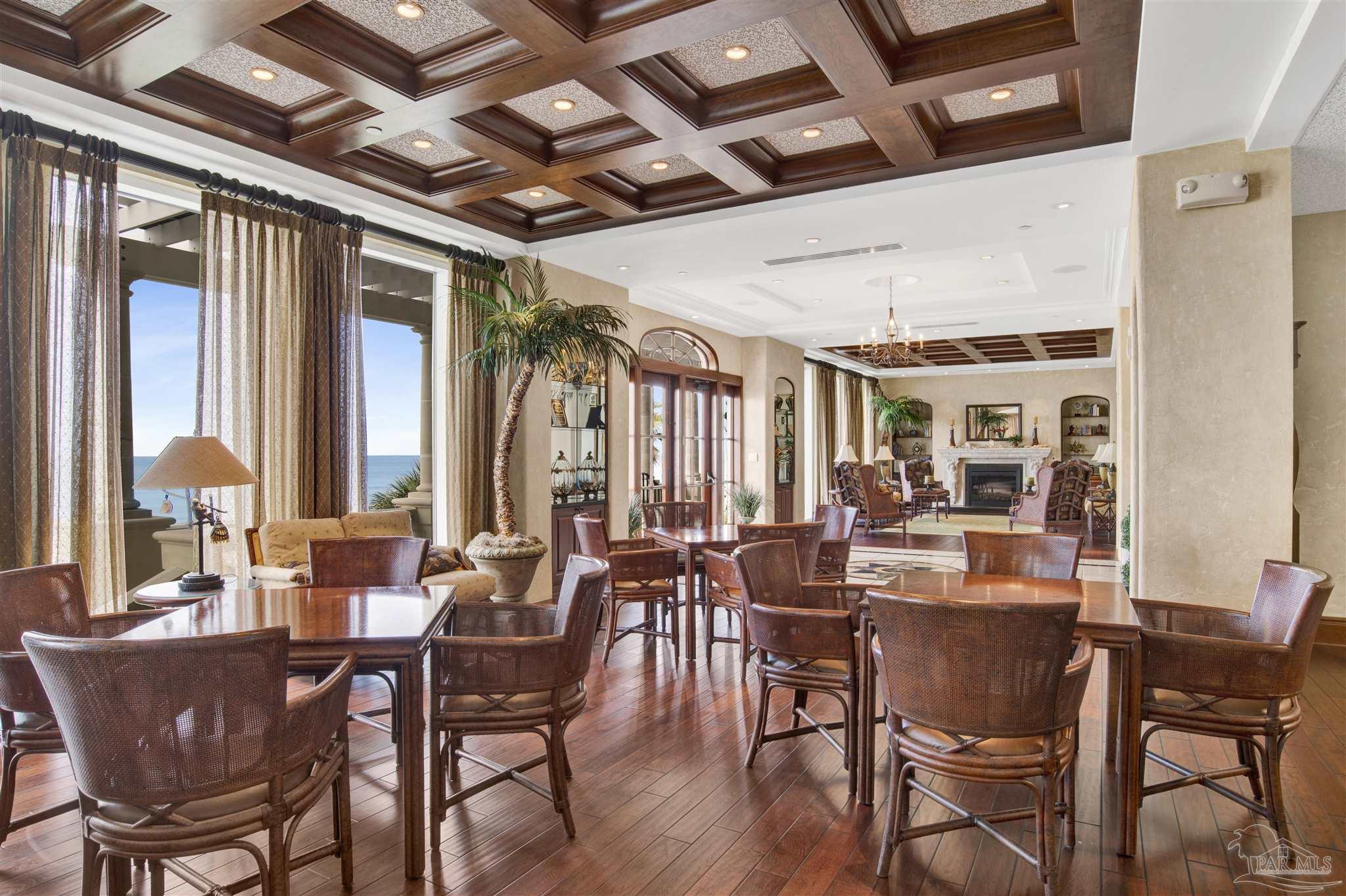 14455 Perdido Key Drive, Unit 601 Perdido Key, FL 32507 - Photo 45 of 62 a view of a dining room with furniture window and outside view