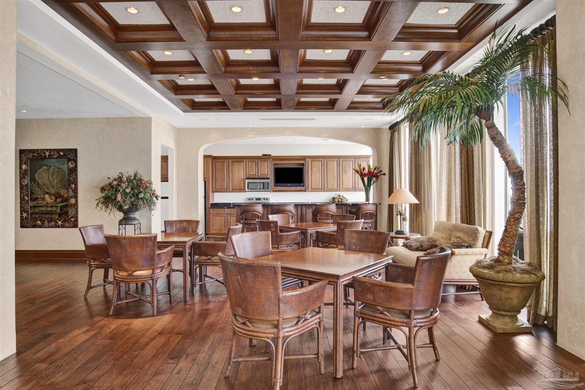 14455 Perdido Key Drive, Unit 601 Perdido Key, FL 32507 - Photo 46 of 62 a view of a dining room with furniture window and outside view