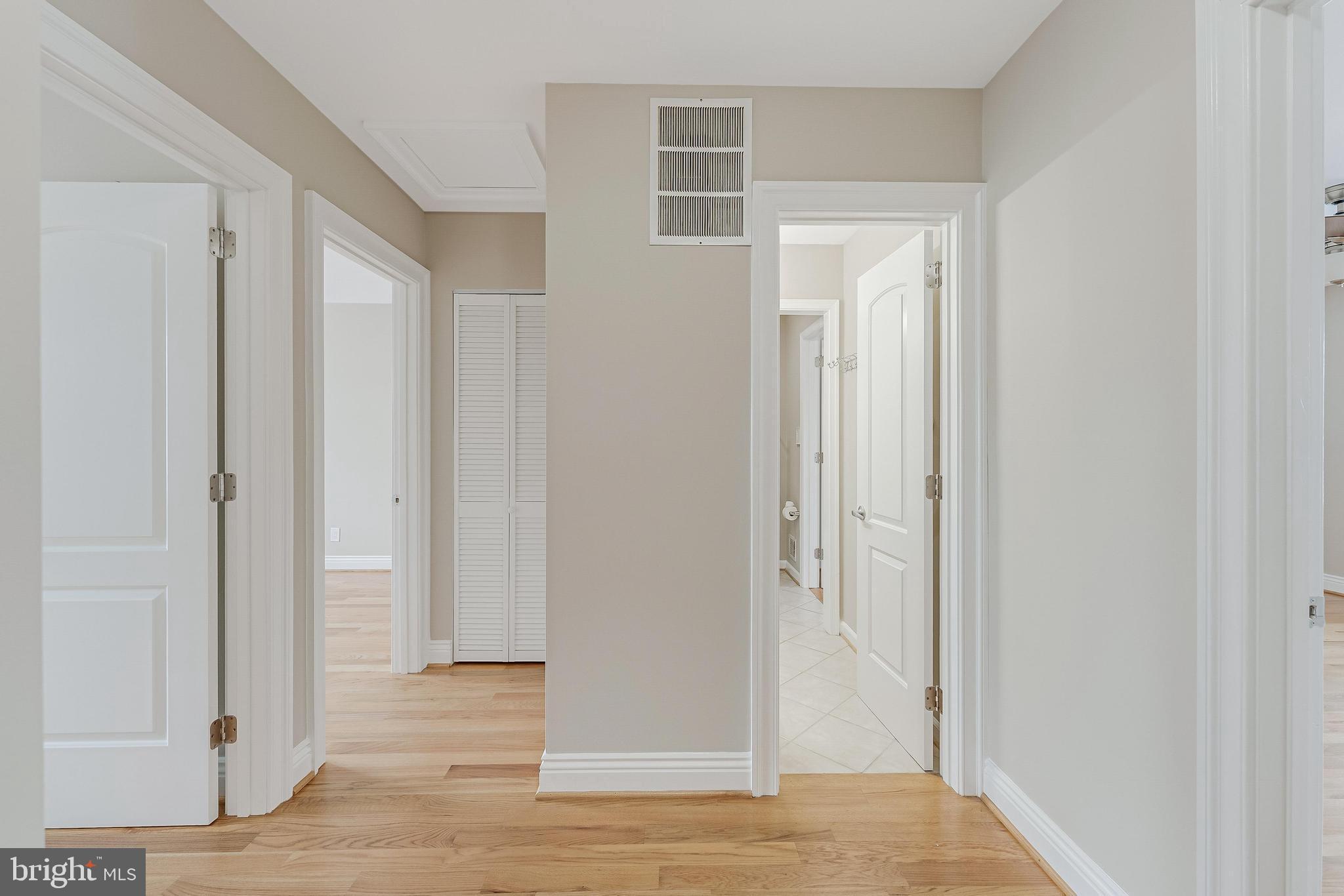 814 Geranium Street Northwest Washington, DC 20012 - Photo 27 of 51 a view of a bathroom with wooden floor