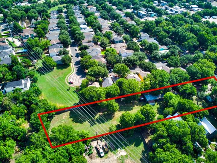 1104 Perry Road Austin, TX 78721 - Photo 11 of 15 an aerial view of green landscape with outdoor space and street view