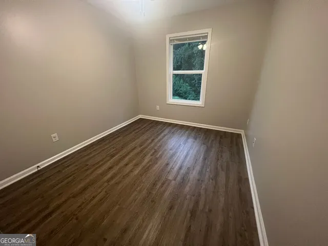 a close view of closet