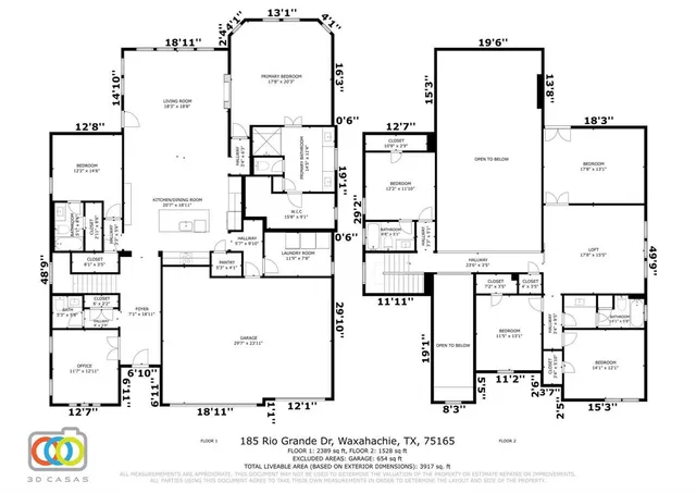 $594,000 | 185 Rio Grande Drive, Waxahachie, TX 75165