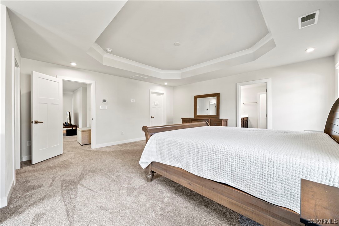 4125 Cambrian Circle Midlothian, VA 23112 - Photo 13 of 21 a spacious bedroom with a bed and a large mirror