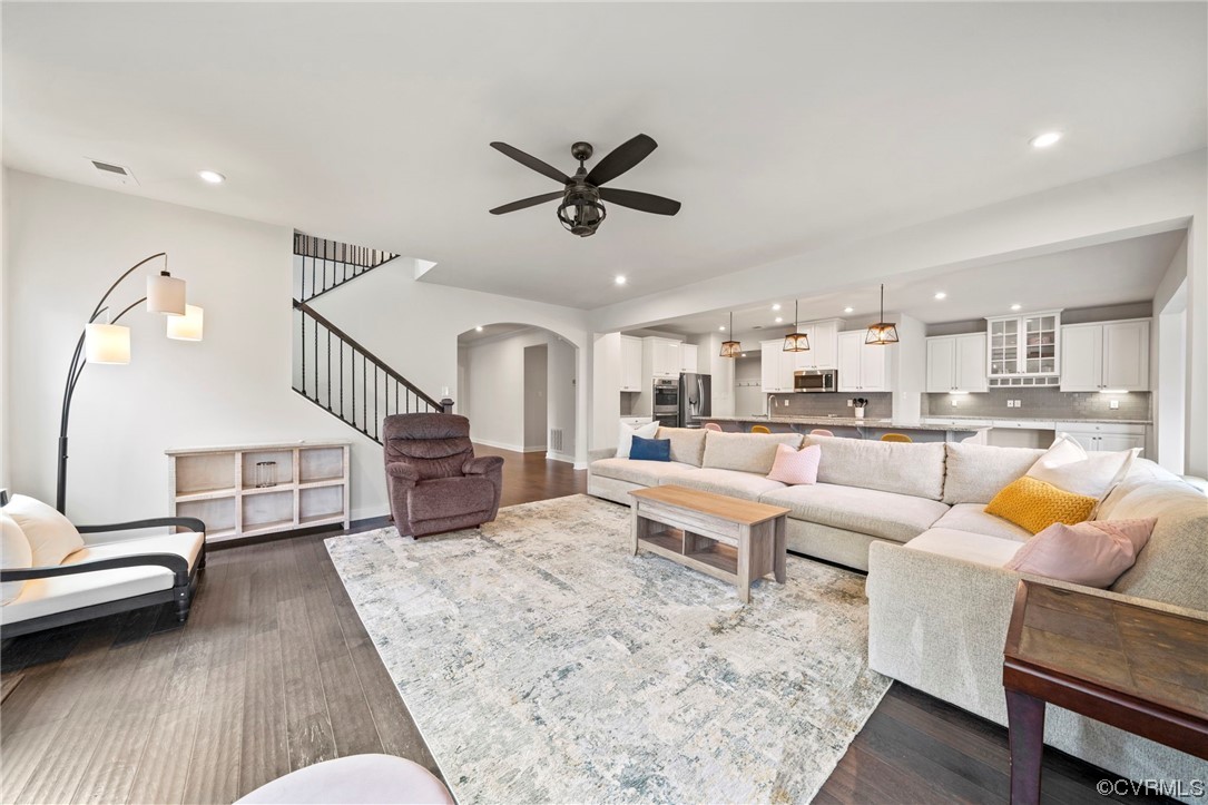 4125 Cambrian Circle Midlothian, VA 23112 - Photo 5 of 21 a living room with furniture and kitchen view
