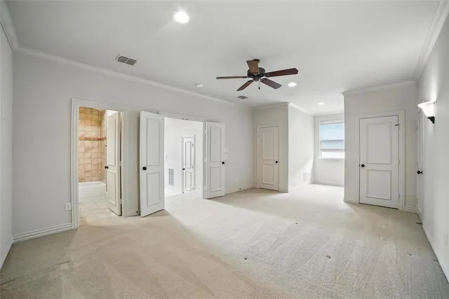 a view of an empty room