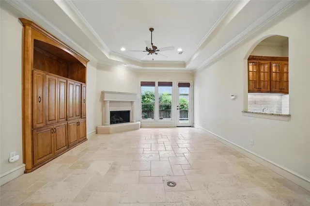 a view of livingroom with fireplace