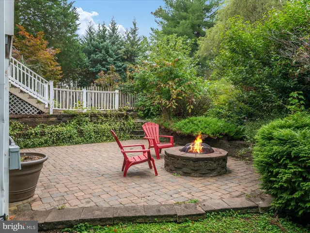 a view of a wooden bridge