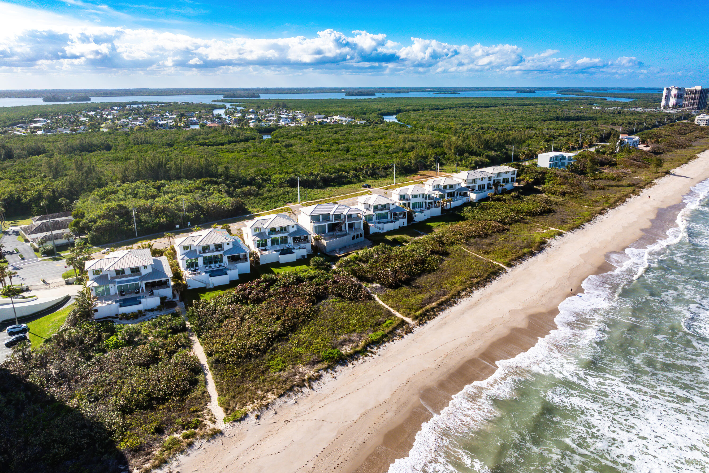4422 North Hwy A1A Hutchinson Island, FL 34949 - Photo 70 of 86 a view of a city with lots of green space