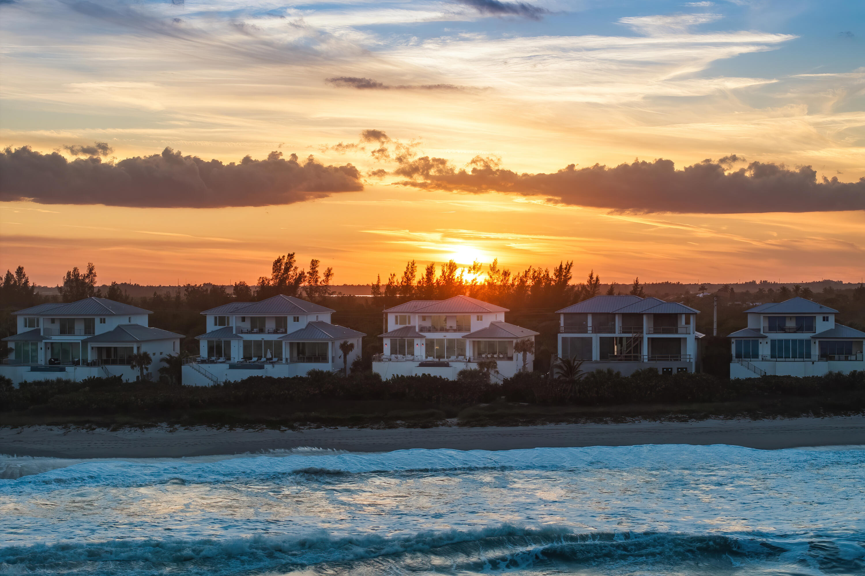 4422 North Hwy A1A Hutchinson Island, FL 34949 - Photo 80 of 86 a view of a city with an ocean view