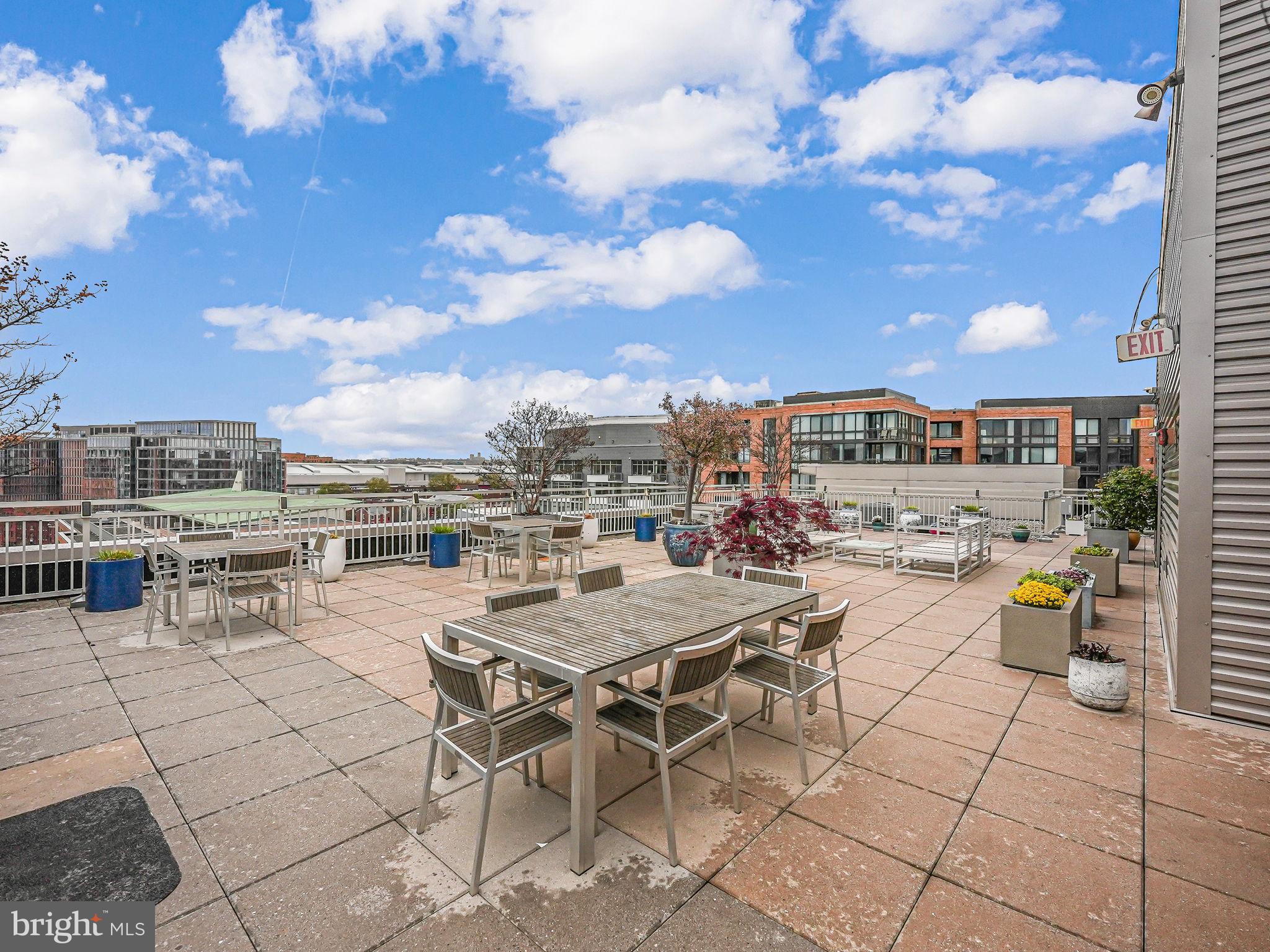 440 L Street Northwest, Unit 809 Washington, DC 20001 - Photo 29 of 50 a view of a terrace with sitting area