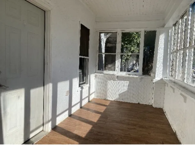 a view of front door