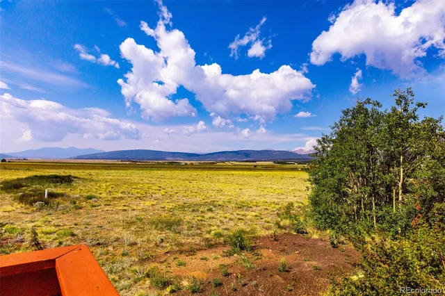 a view of city from a balcony
