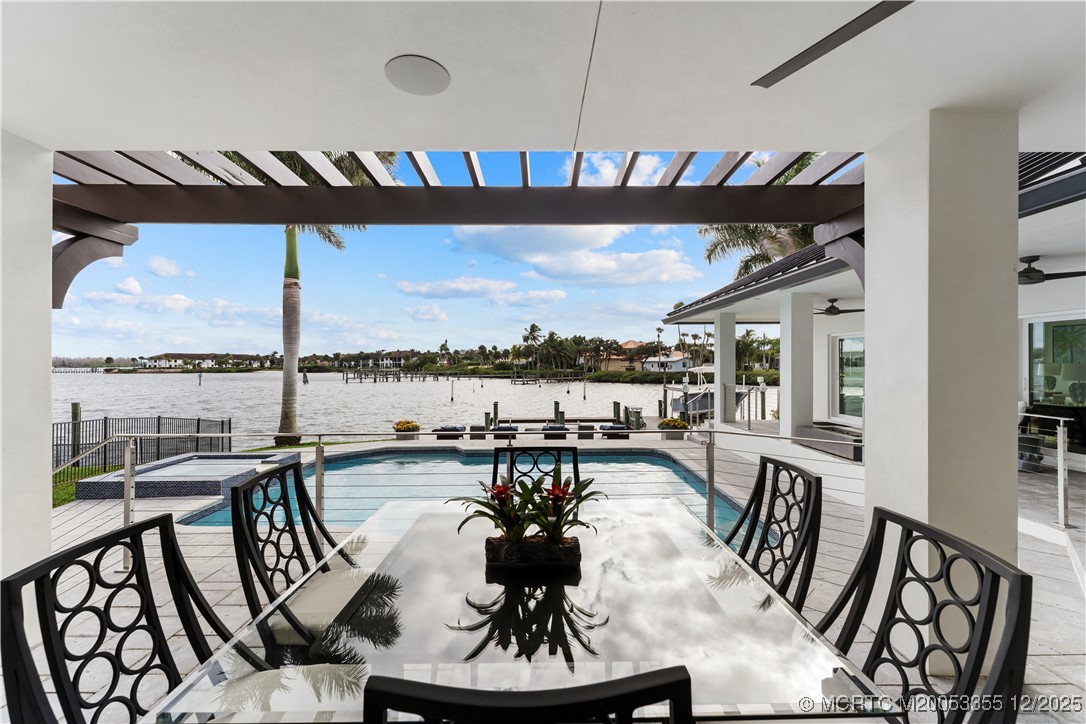 6026 Southeast Horseshoe Point Road Stuart, FL 34997 - Photo 13 of 44 View from lower level bar/wine room