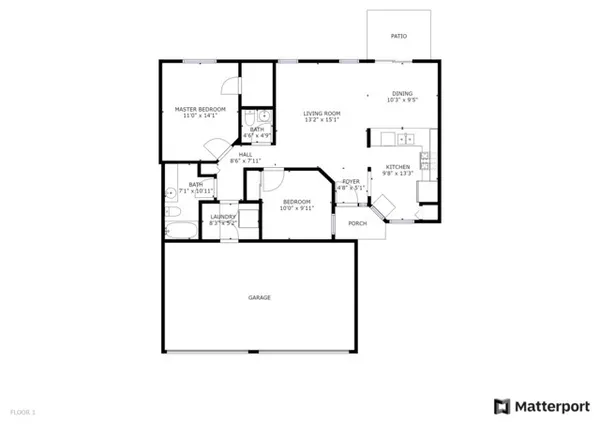 $2,100 | 2314 Woodside Drive, Unit 34C2, Carpentersville, IL 60110