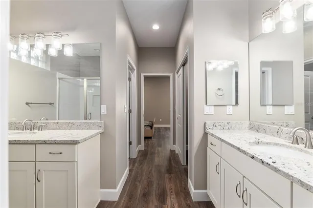 a view of an empty room