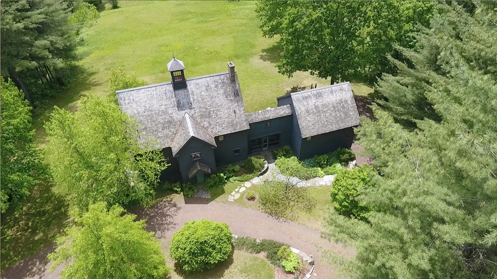 160 George Lamb Road Leyden, MA 01337 - Photo 2 of 30 an aerial view of a house with a yard and lake view