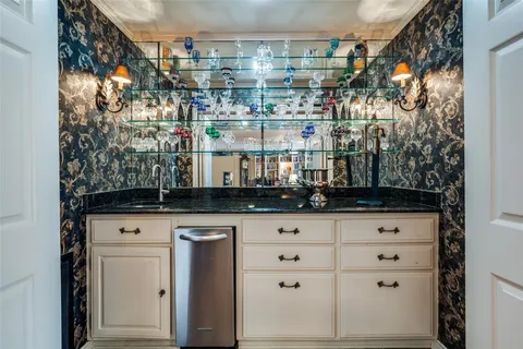 a view of open kitchen