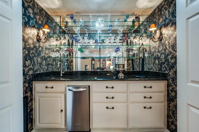 a view of open kitchen