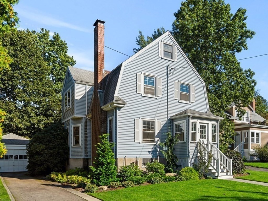 16 Manson Road Needham, MA 02494 - Photo 1 of 34 a front view of a house with garden