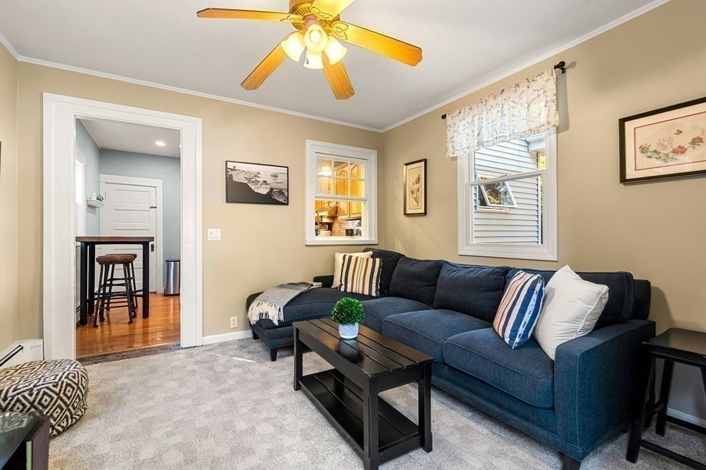 16 Manson Road Needham, MA 02494 - Photo 21 of 34 a living room with furniture and a window