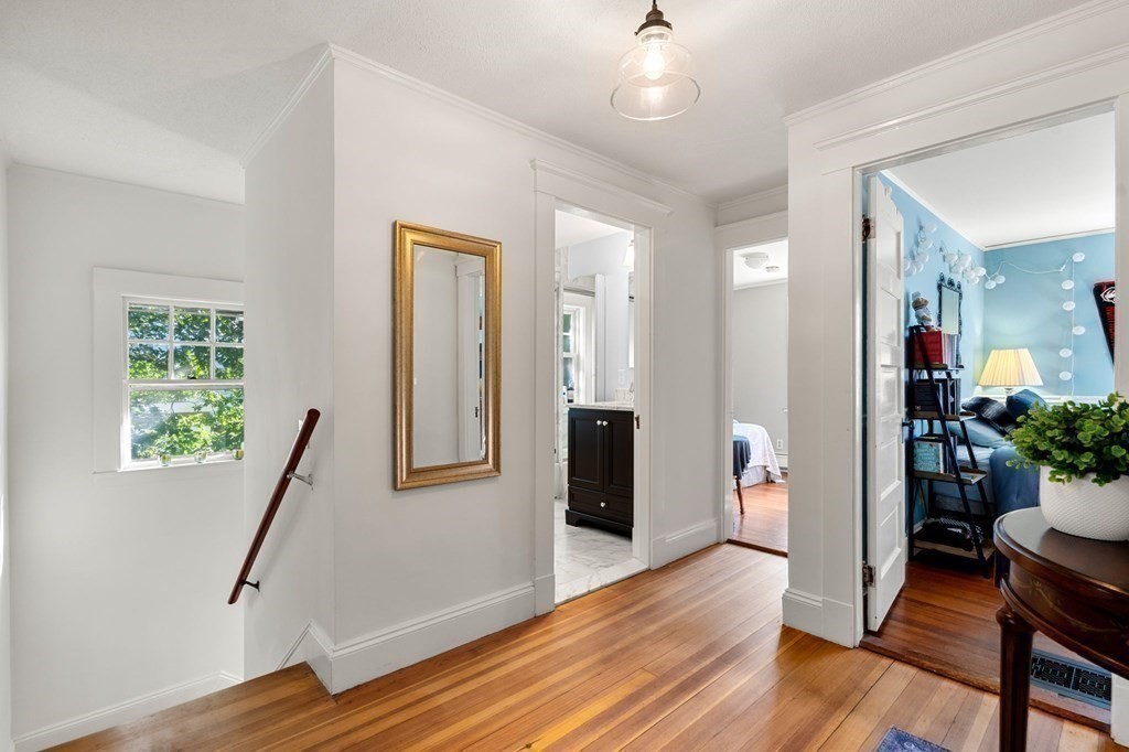 16 Manson Road Needham, MA 02494 - Photo 22 of 34 a view of hallway with furniture and wooden floor