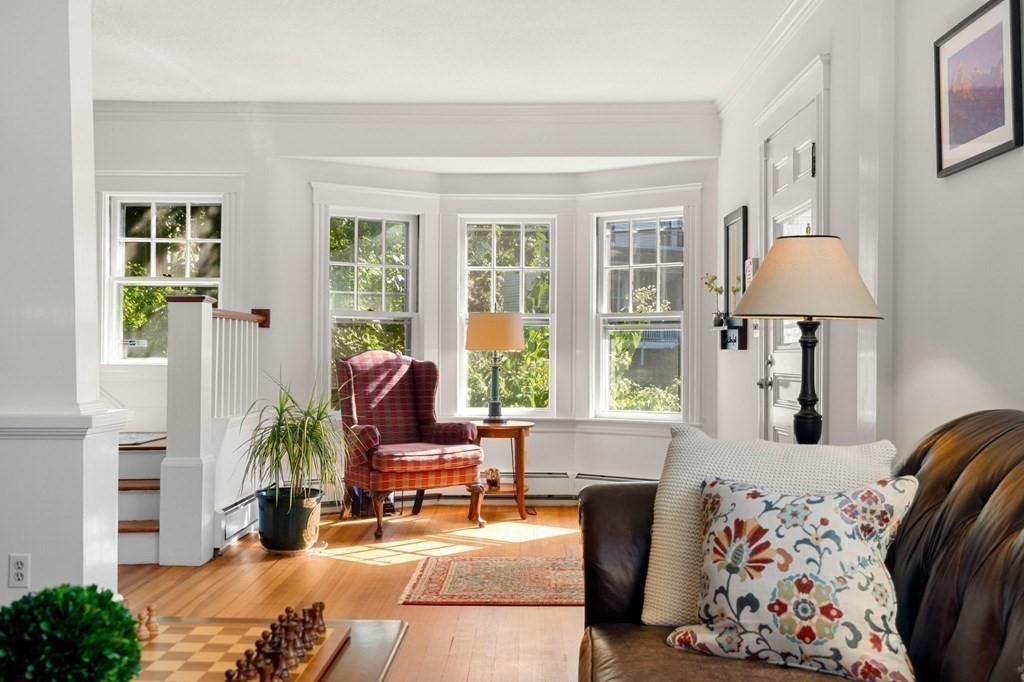 16 Manson Road Needham, MA 02494 - Photo 5 of 34 a living room with furniture and a large window