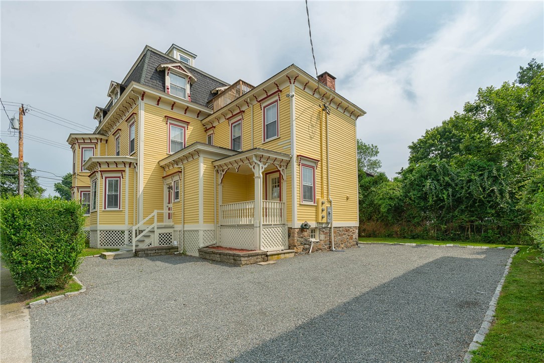 51 Annandale Road Newport, RI 02840 - Photo 20 of 22 Driveway with view to the Porch and features Two Tandum Parking Spaces located right next to the building