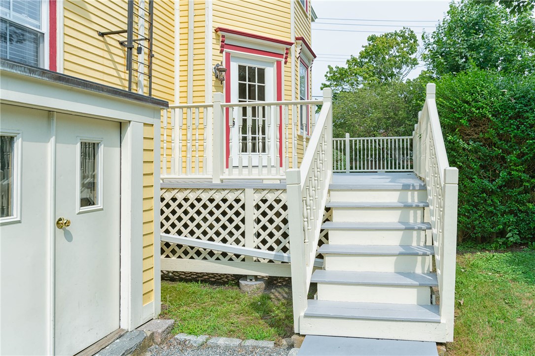 51 Annandale Road Newport, RI 02840 - Photo 22 of 22 Private Deck and Entrance and Door to the Basement