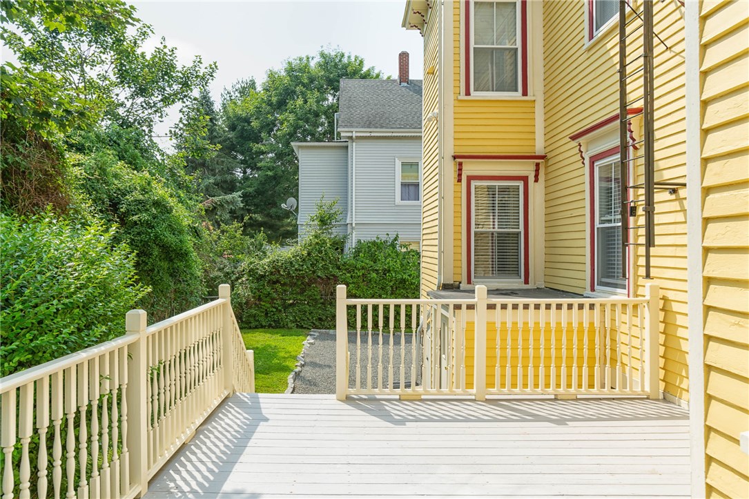 51 Annandale Road Newport, RI 02840 - Photo 5 of 22 Private Deck with view to the Parking with Two Spaces