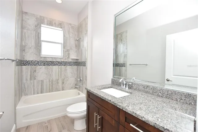 a backyard of a house