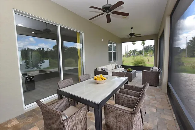 a view of a lake from a windows