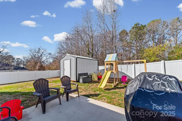 a view of outdoor space with seating