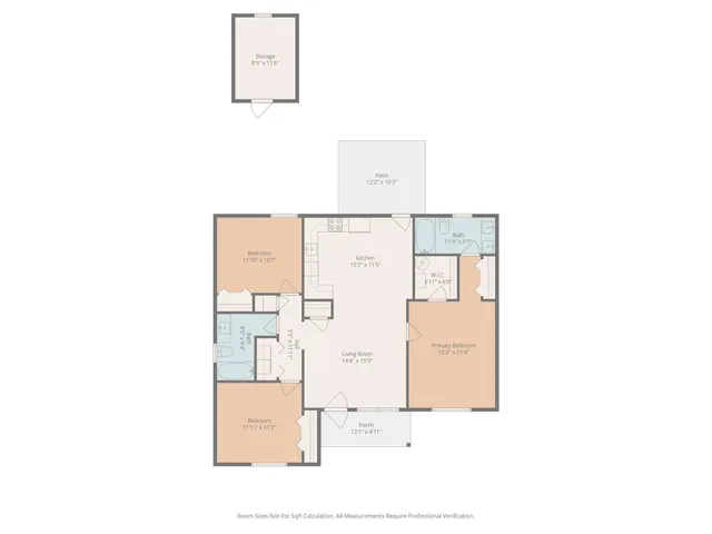 a picture of a floor plan