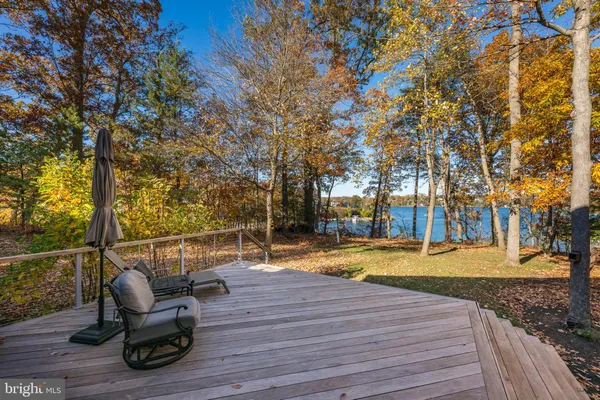 a view of a yard with a patio